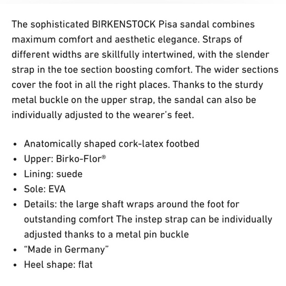 Birkenstock Retired/Discontinued Pisa Sandals In Black Size 40 ( US 9 ) - Picture 2 of 9